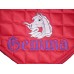 Personalised Embroidered Shetland Saddle Cloth